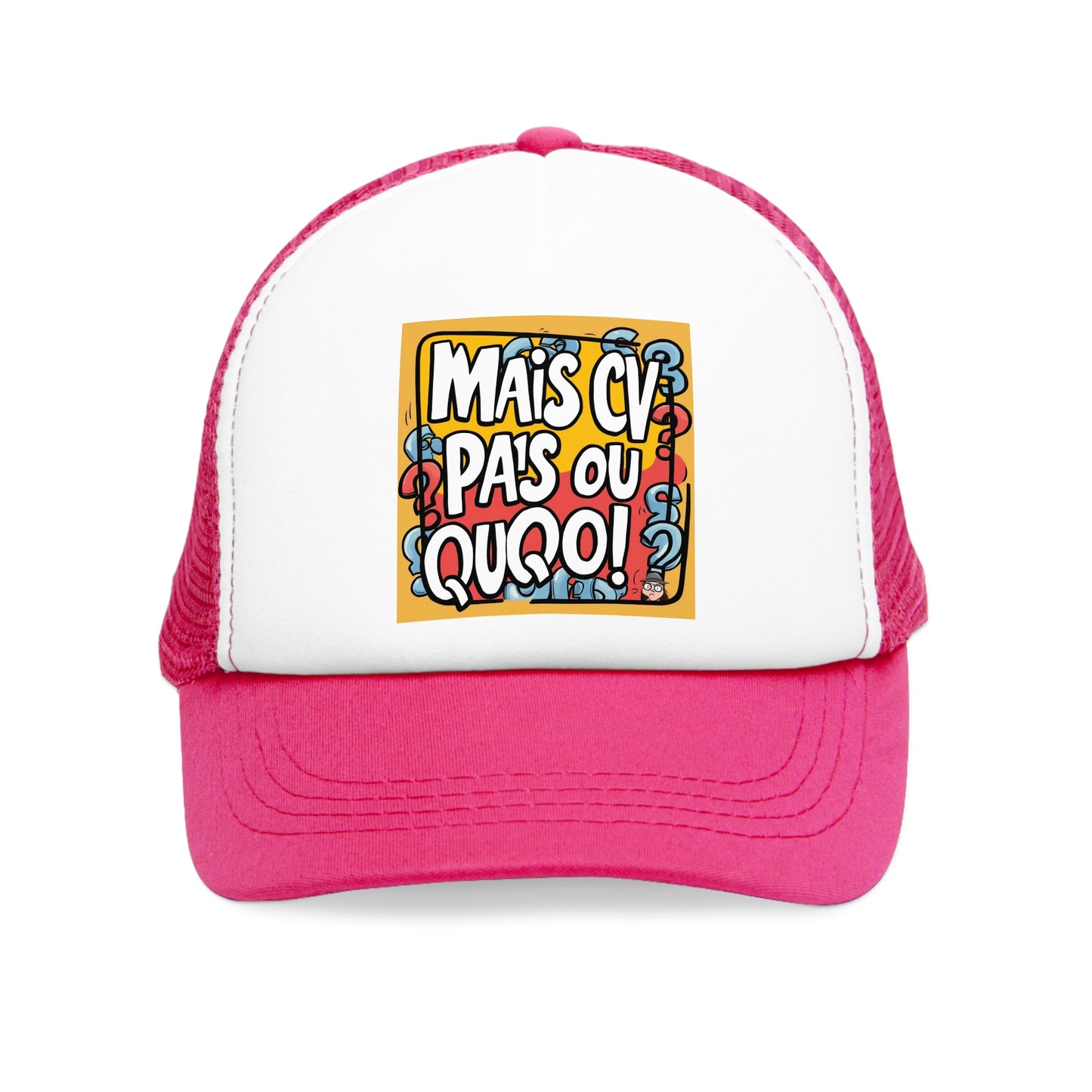 Casquette en maille Unique – Chapeau amusant et original Quoicoubeh