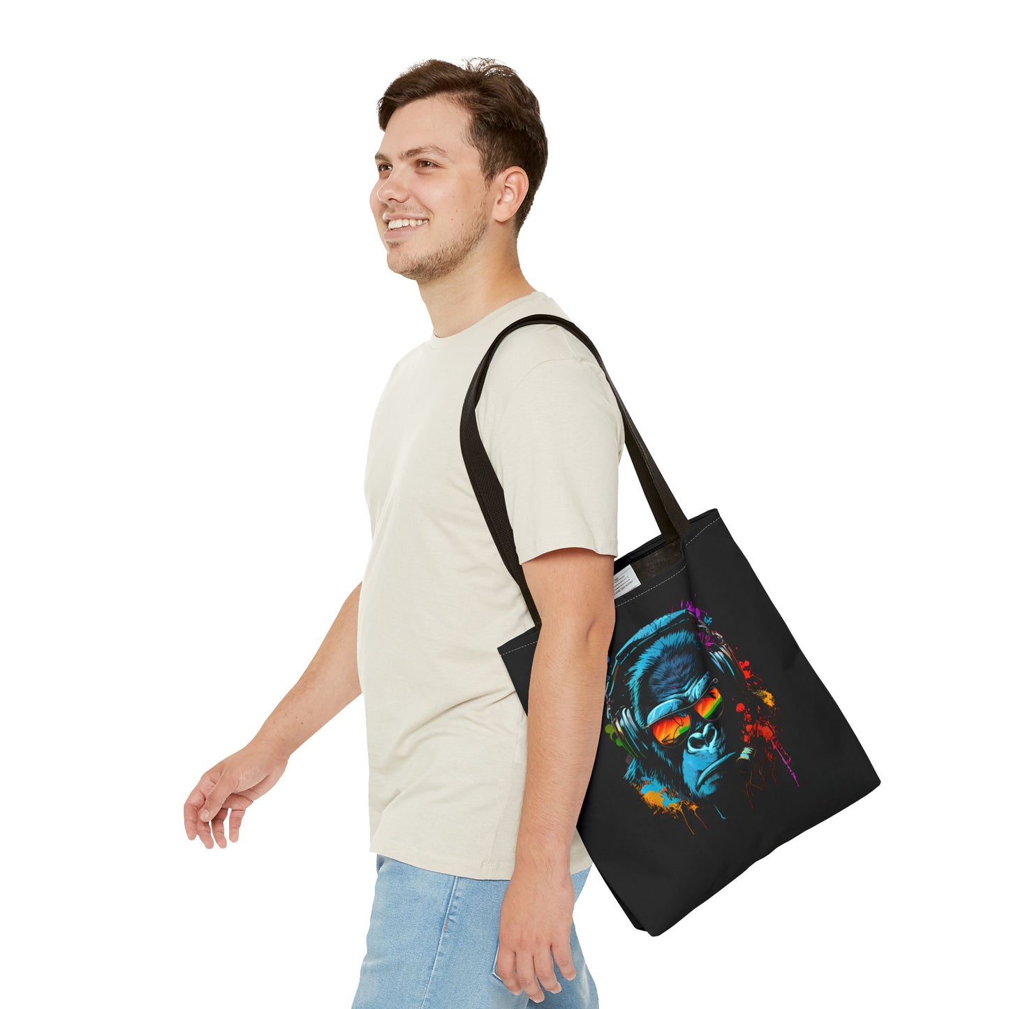 Tote Bag – Singe monkey Dj écouteurs lunettes du soleil Gorilla