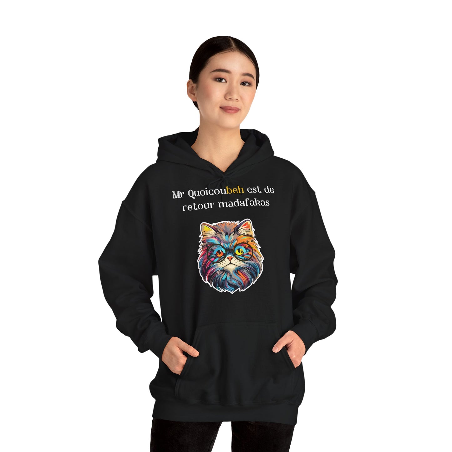 Hoodie unisexe drôle - Sweat-shirt graphique Quoicoubeh  Madafakas