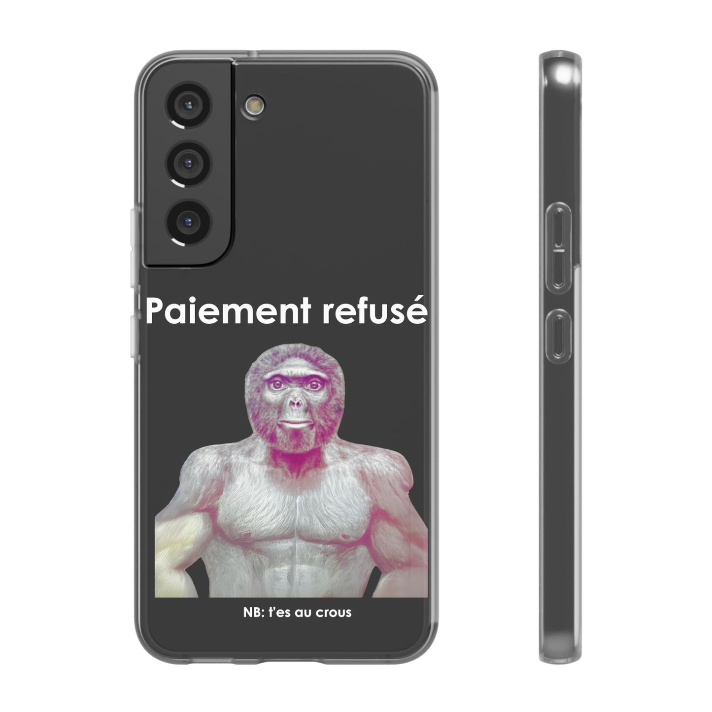 Coque flexible Paiement refusé