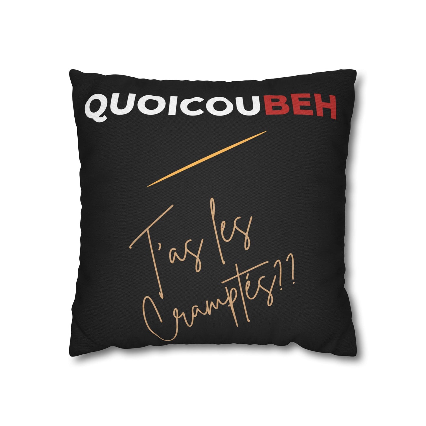 Taie d’oreiller Amusante – Décoration Humoristique pour la Maison Quoicoubeh