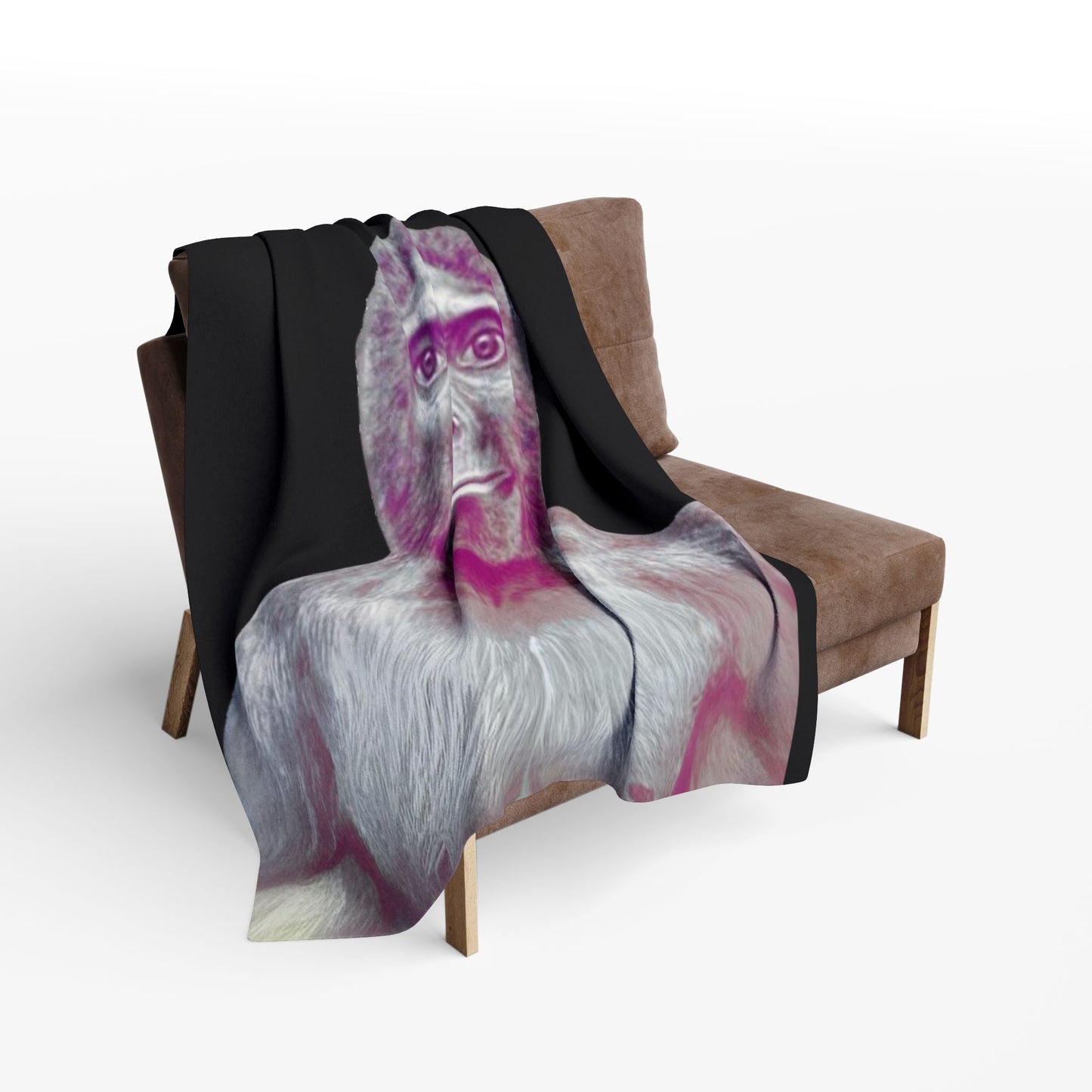 Plaid en polaire arctique Le singe
