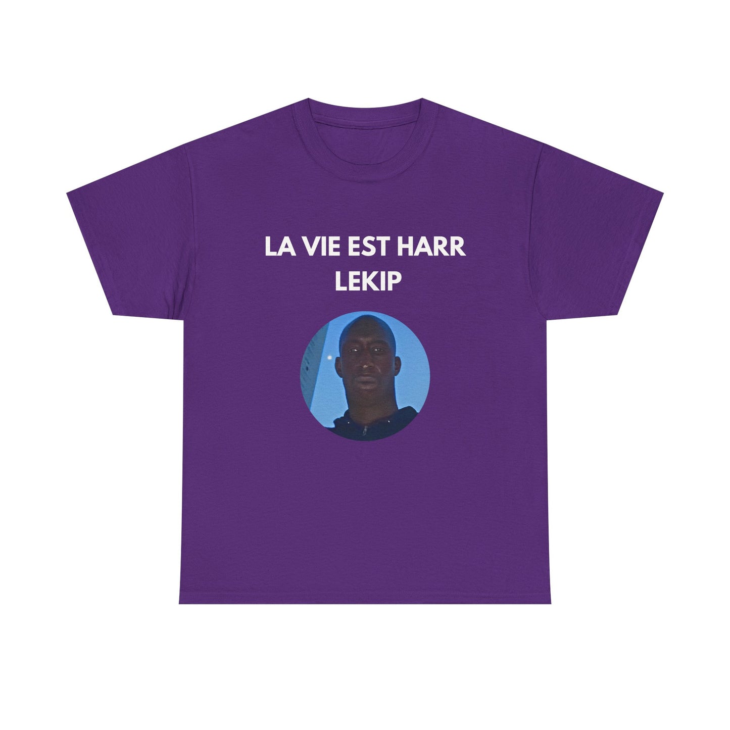 T-shirt humoristique unisexe en coton épais -Trend c'est harr lekip