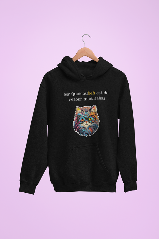 Hoodie unisexe drôle - Sweat-shirt graphique Quoicoubeh  Madafakas