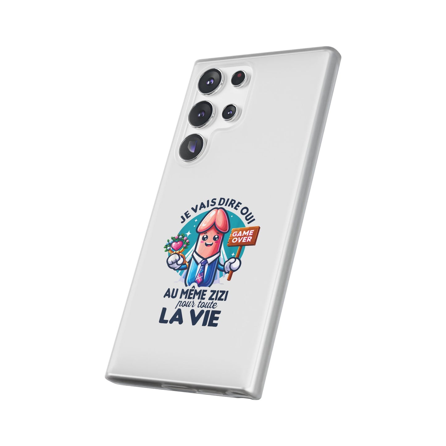 Coque flexible Je vais dire oui au même zizi pour toute la vie