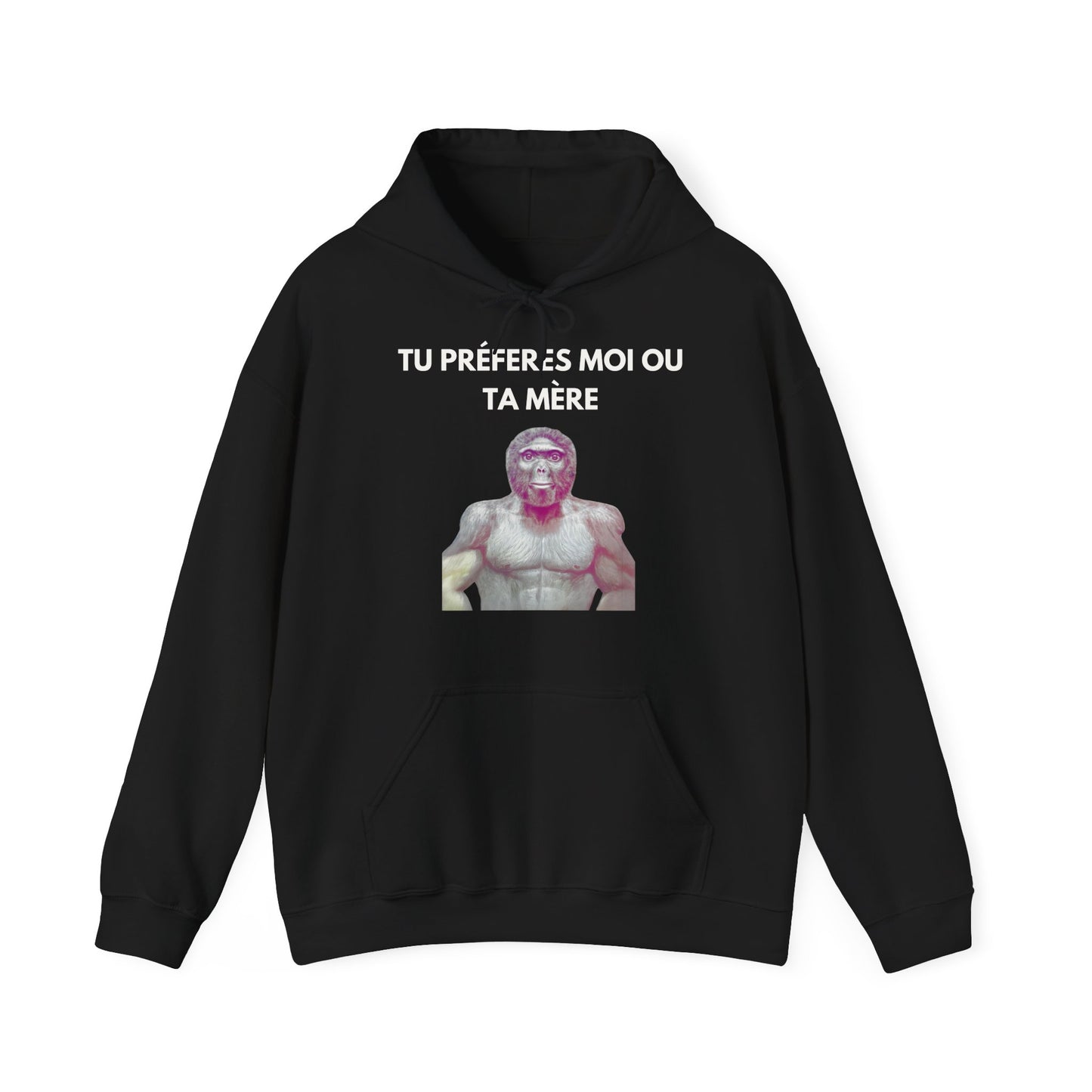 Hoodie unisexe drôle - Sweat-shirt graphique Tu préfère moi ou ta mère