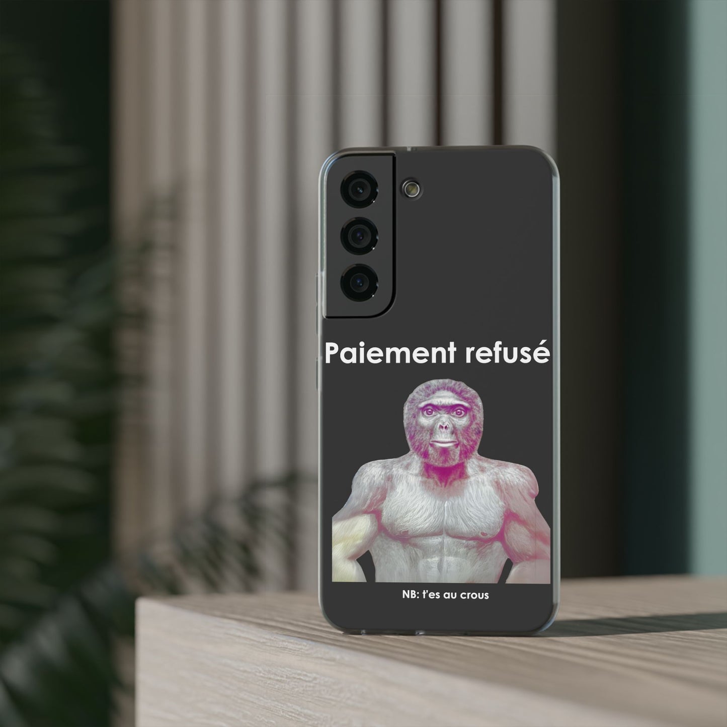 Coque flexible Paiement refusé