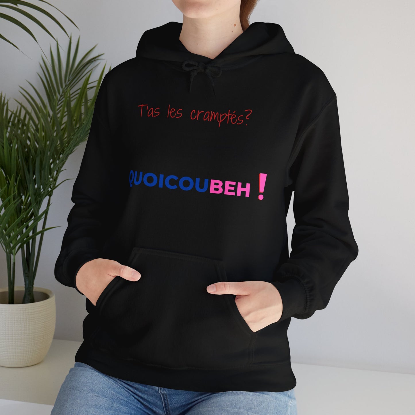 Hoodie unisexe drôle - Sweat-shirt graphique t'as les cramptés apagnan