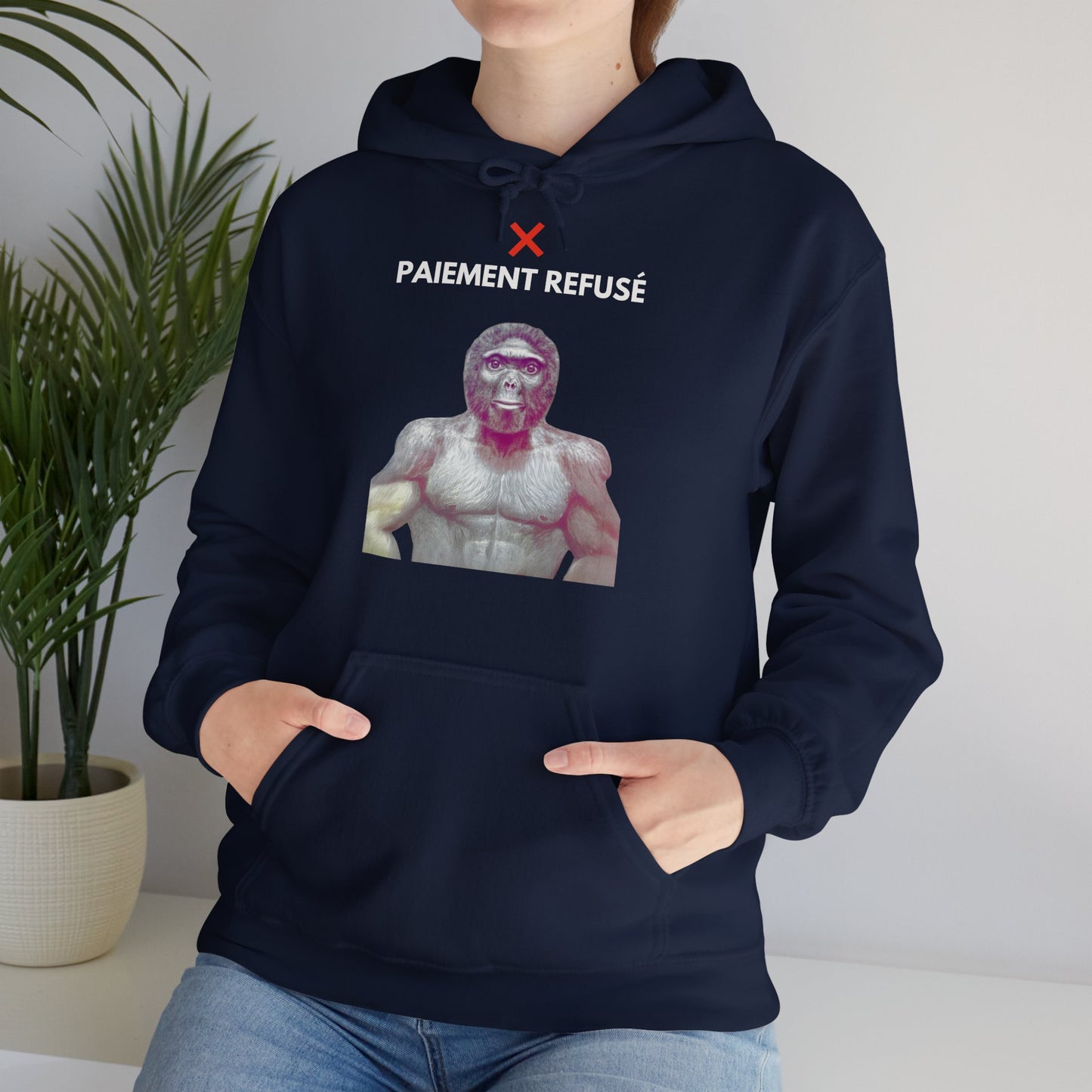 Hoodie unisexe drôle - Sweat-shirt Paiement refusé