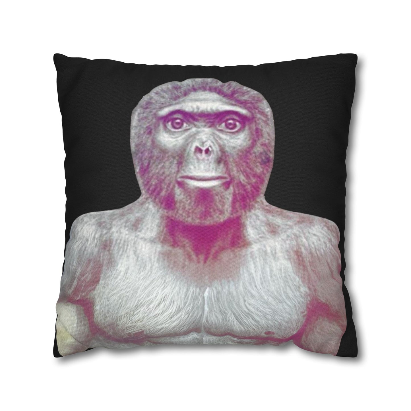 Taie d’oreiller Amusante – Décoration Humoristique pour la Maison Le singe allo salam