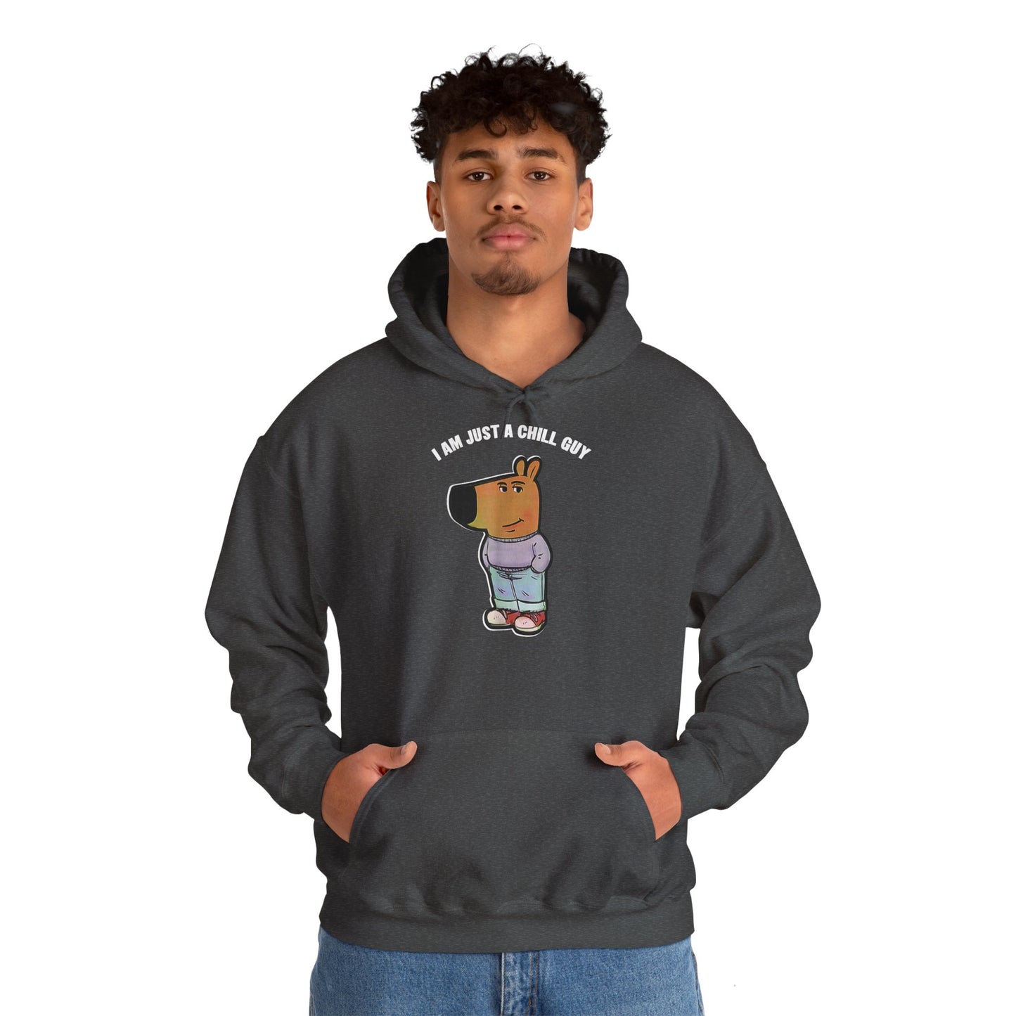 Hoodie unisexe drôle - Sweat-shirt graphique Chill Guy