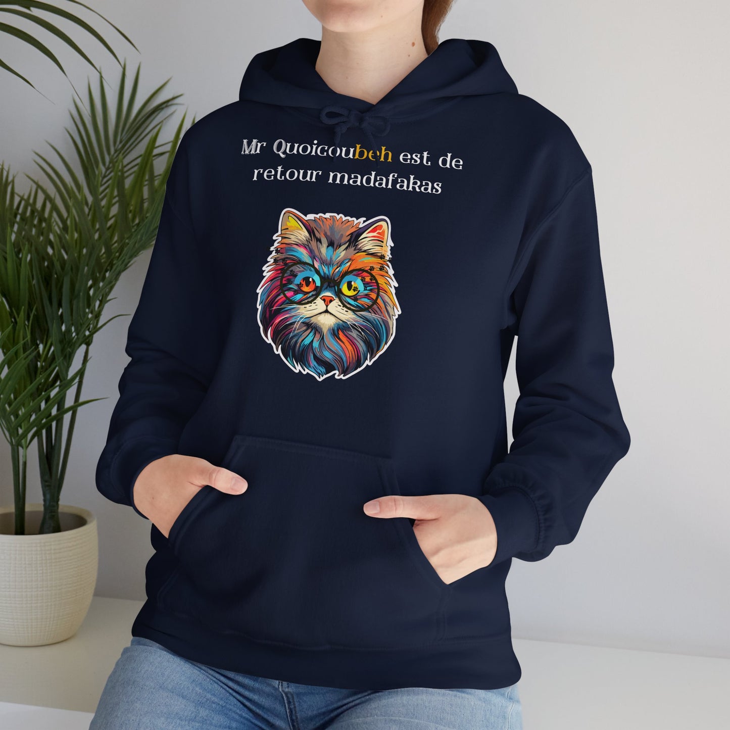 Hoodie unisexe drôle - Sweat-shirt graphique Quoicoubeh  Madafakas