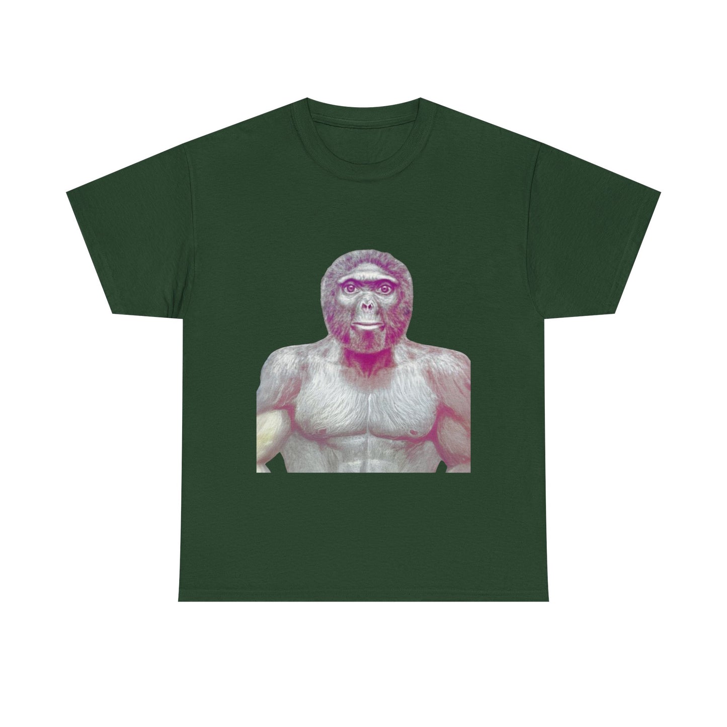 T-shirt humoristique unisexe en coton épais - Allo Salam Trend le singe