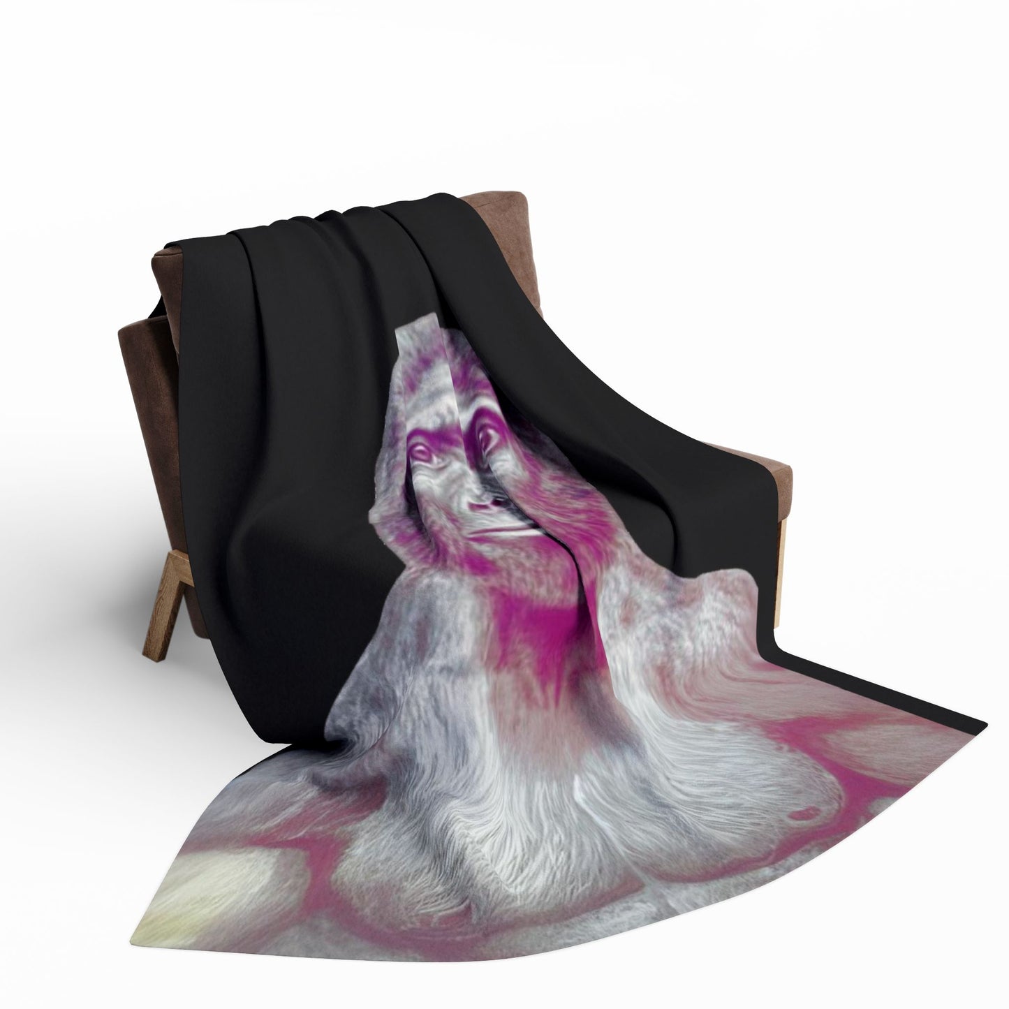 Plaid en polaire arctique Le singe