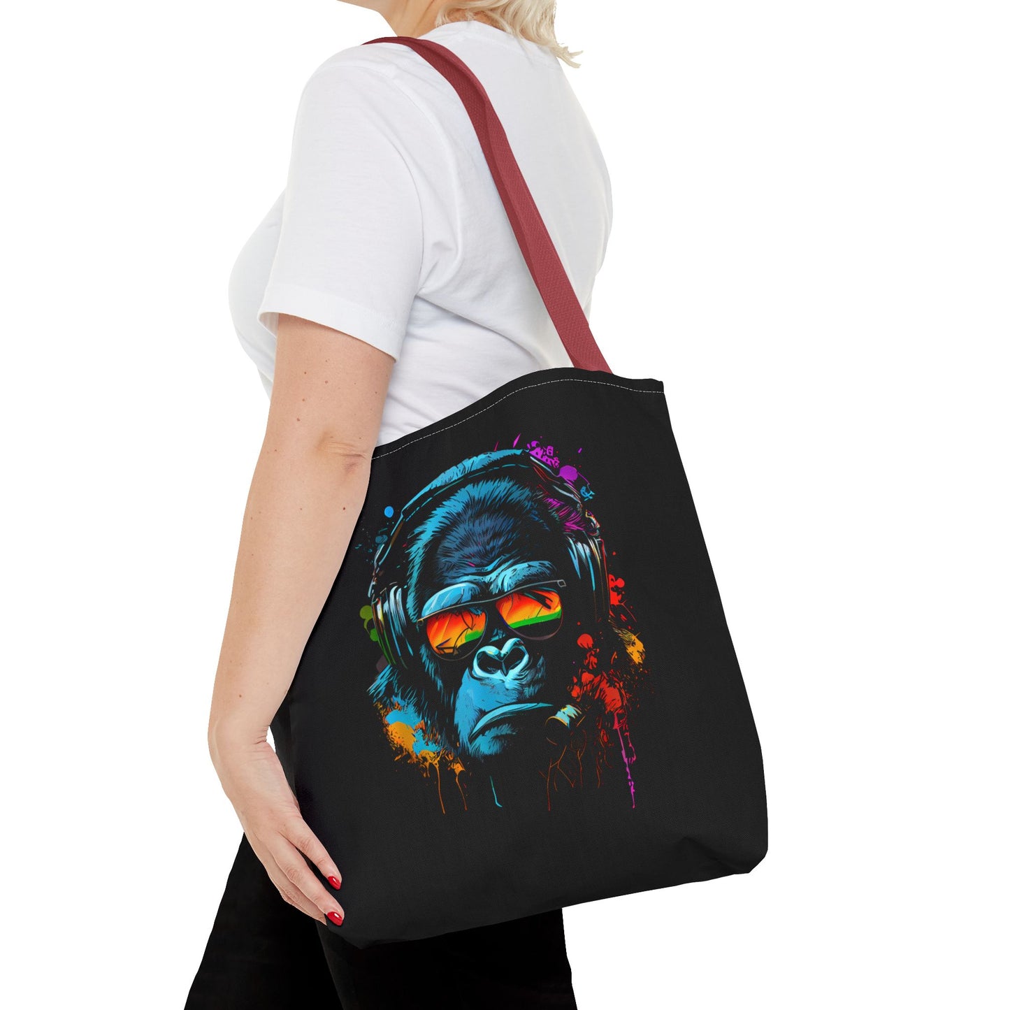 Tote Bag – Singe monkey Dj écouteurs lunettes du soleil Gorilla