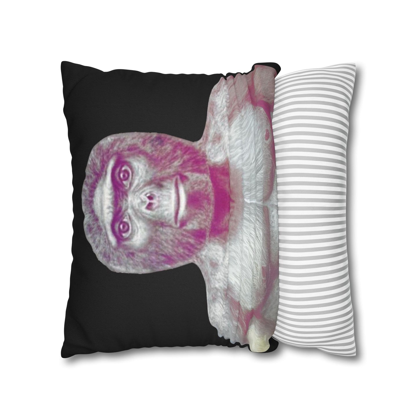 Taie d’oreiller Amusante – Décoration Humoristique pour la Maison Le singe allo salam