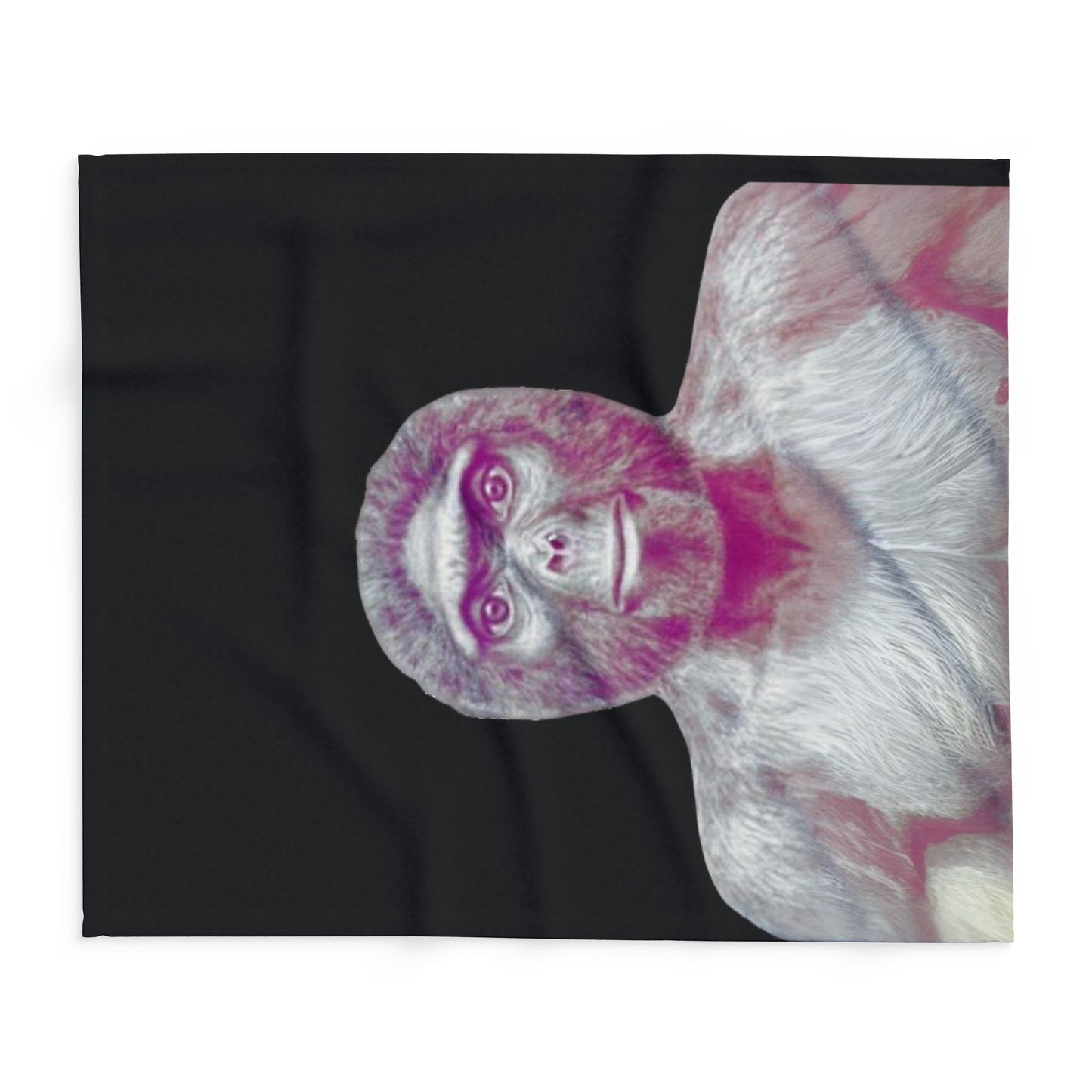 Plaid en polaire arctique Le singe