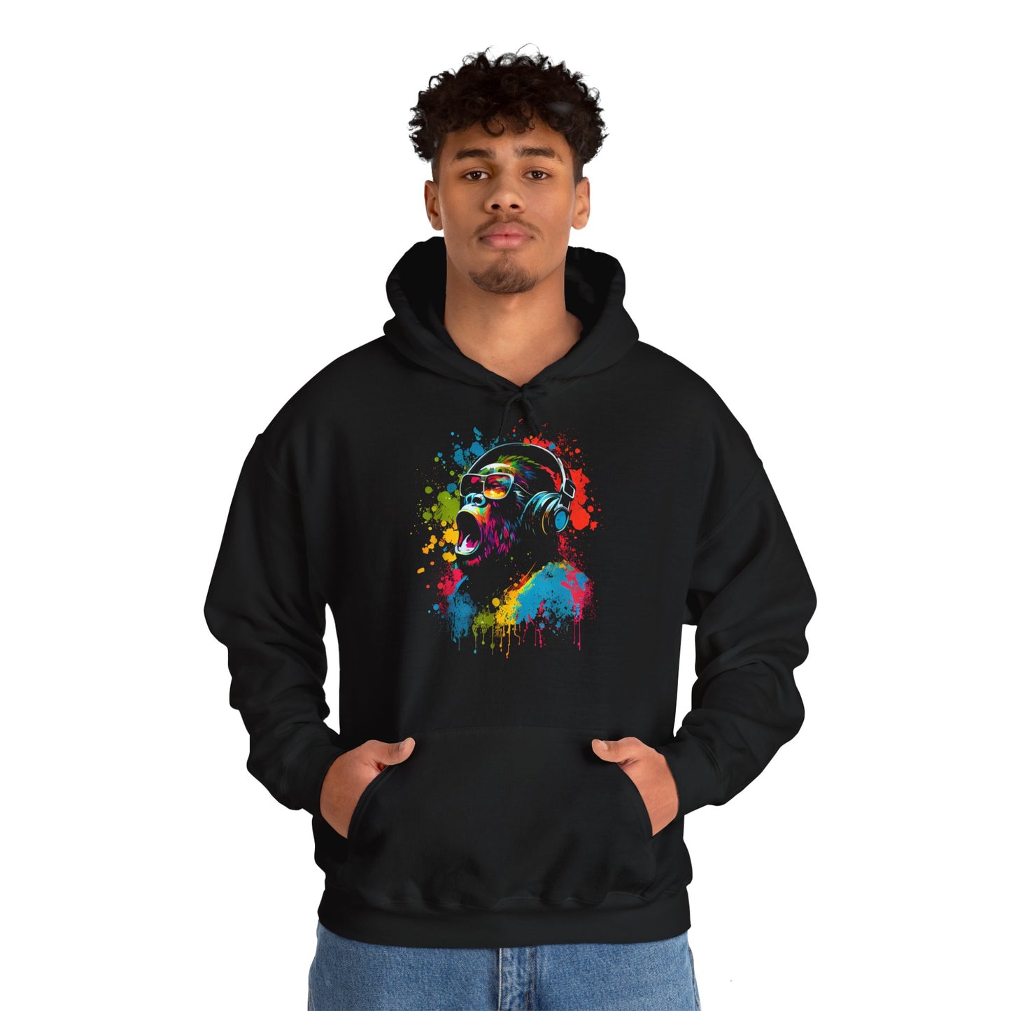 Hoodie unisexe drôle - Sweat-shirt Cool singe