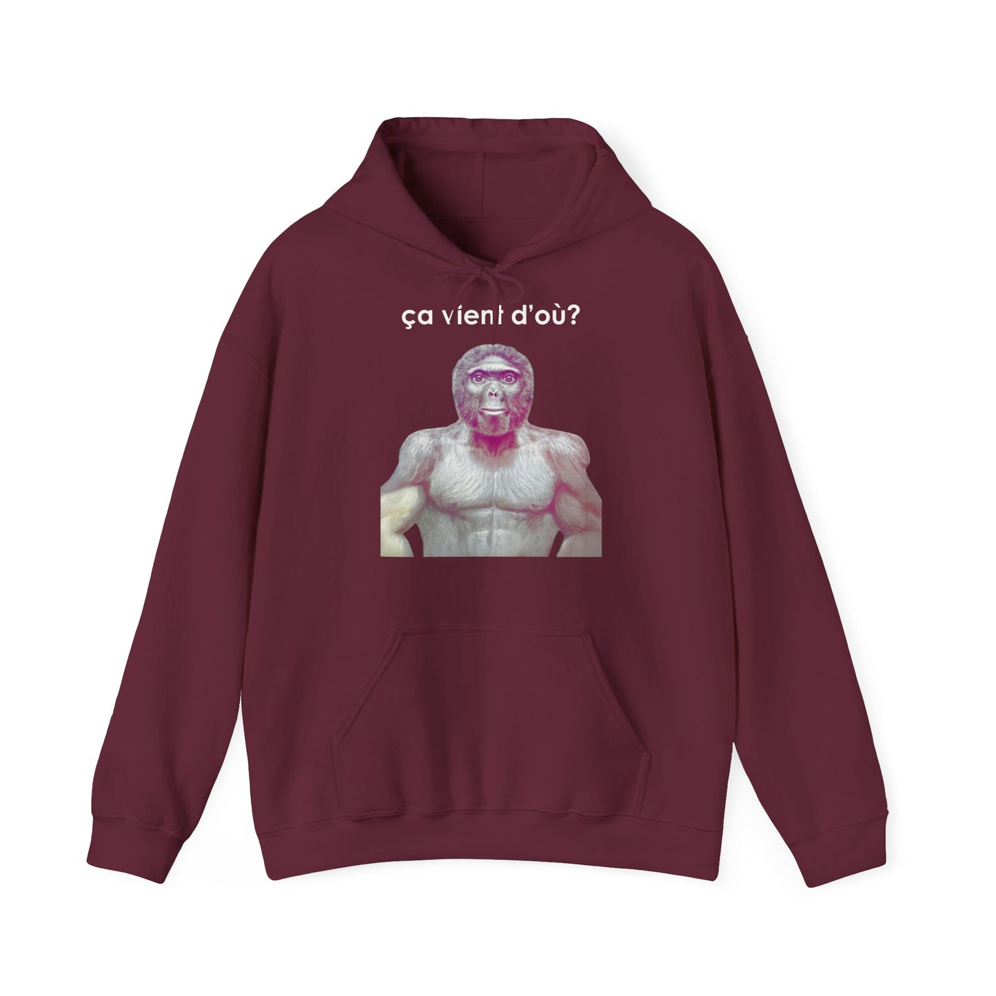 Hoodie unisexe drôle - Sweat-shirt graphique ça vient d'où