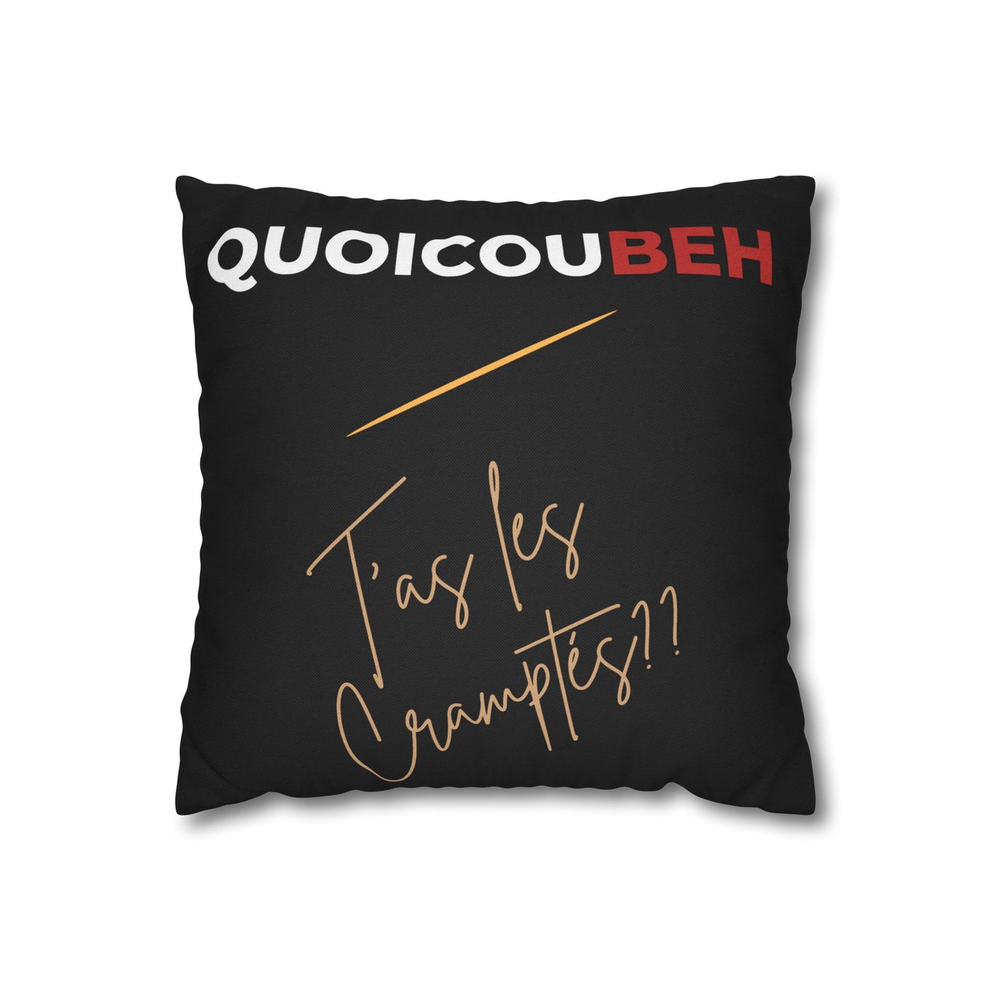 Taie d’oreiller Amusante – Décoration Humoristique pour la Maison Quoicoubeh