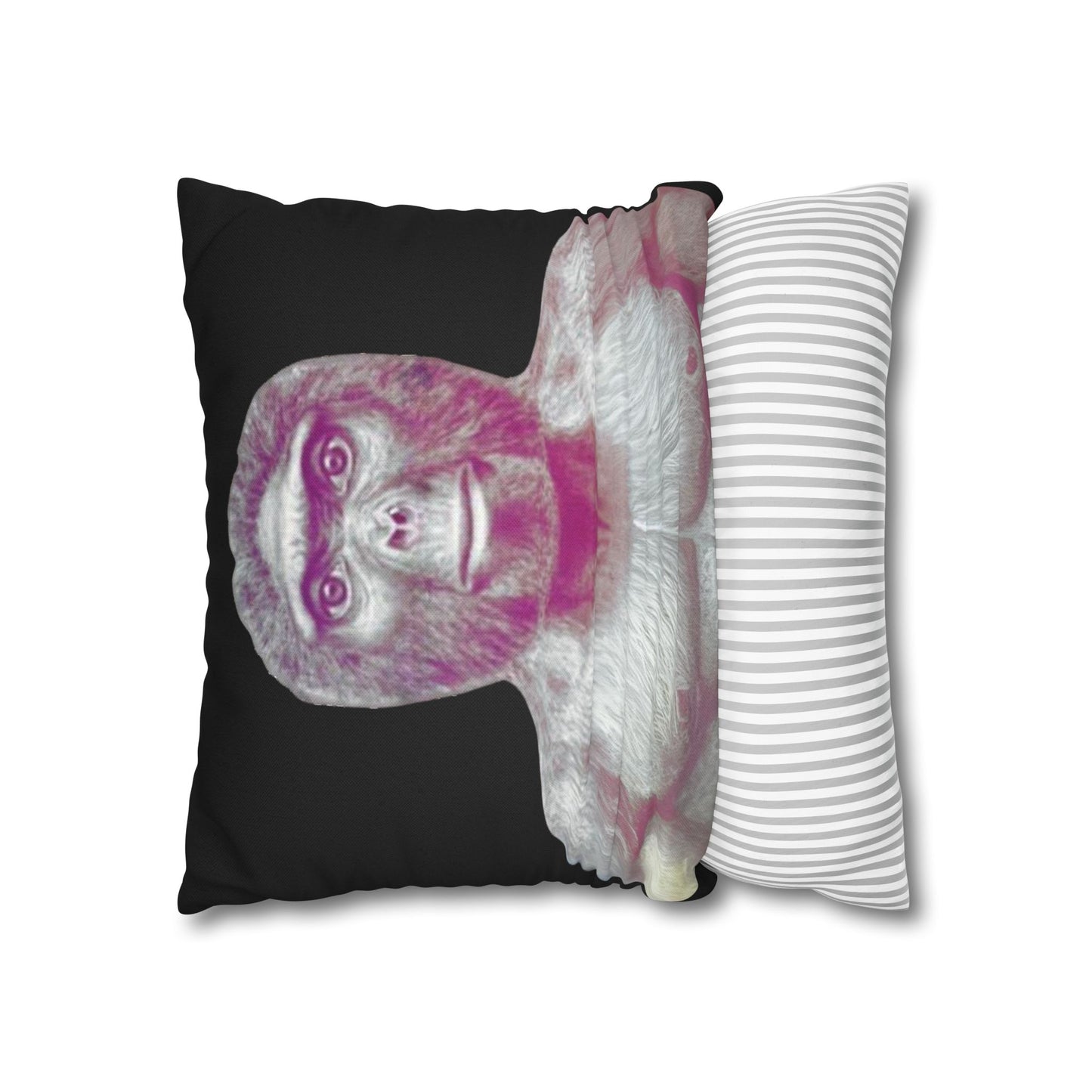 Taie d’oreiller Amusante – Décoration Humoristique pour la Maison Le singe allo salam