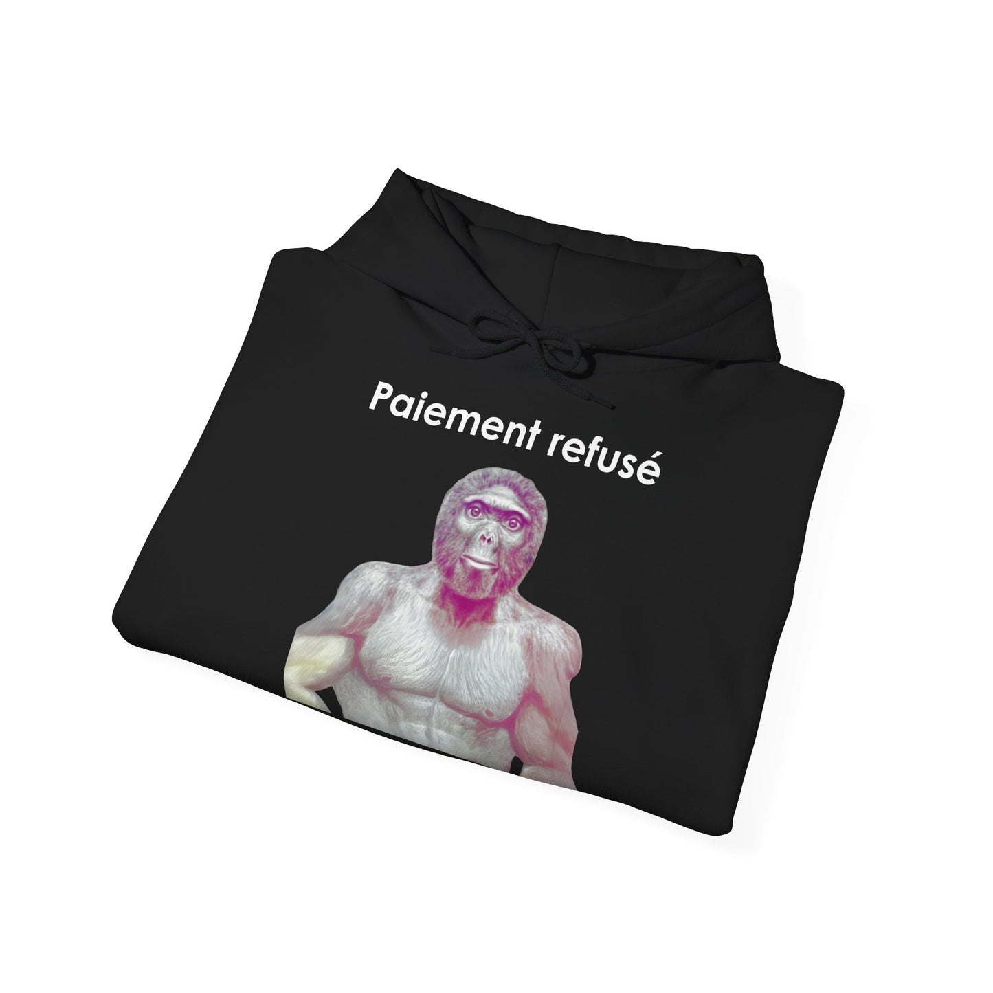 Hoodie unisexe drôle - Sweat-shirt graphique Quoicoubeh Paiement refusé