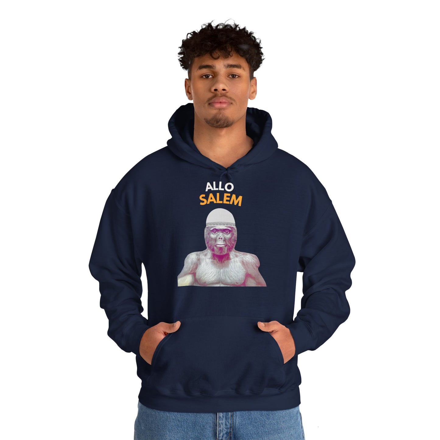 Hoodie unisexe drôle - Sweat-shirt graphique Allo Salam