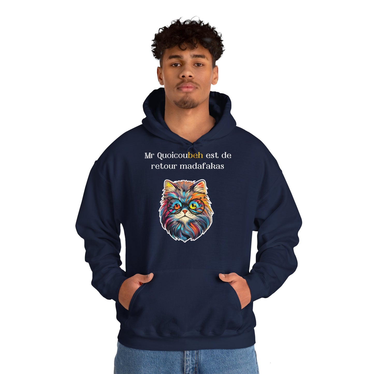 Hoodie unisexe drôle - Sweat-shirt graphique Quoicoubeh  Madafakas