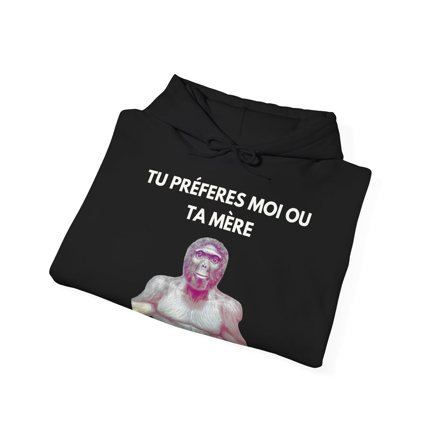 Hoodie unisexe drôle - Sweat-shirt graphique Tu préfère moi ou ta mère