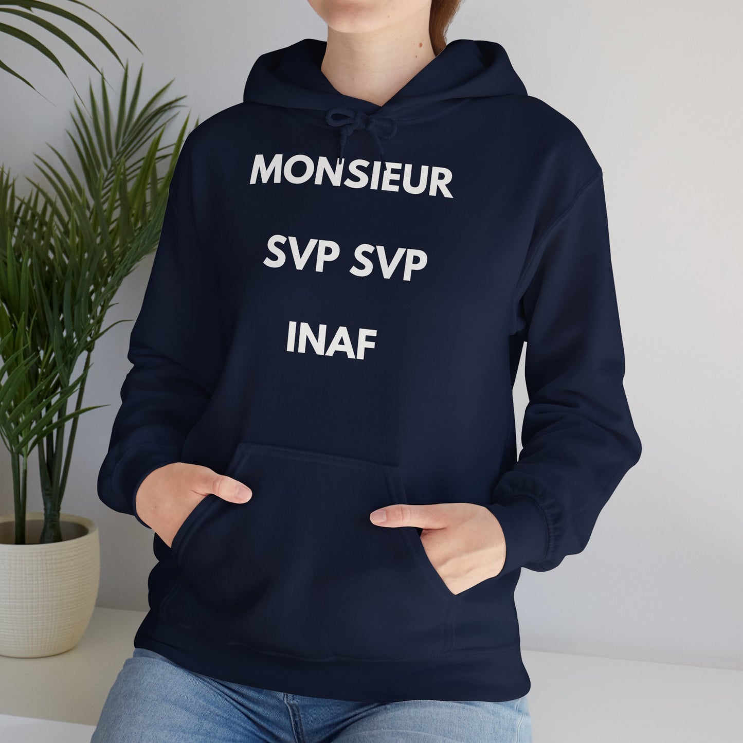 Hoodie unisexe drôle - Sweat-shirt graphique svp svp Inaf