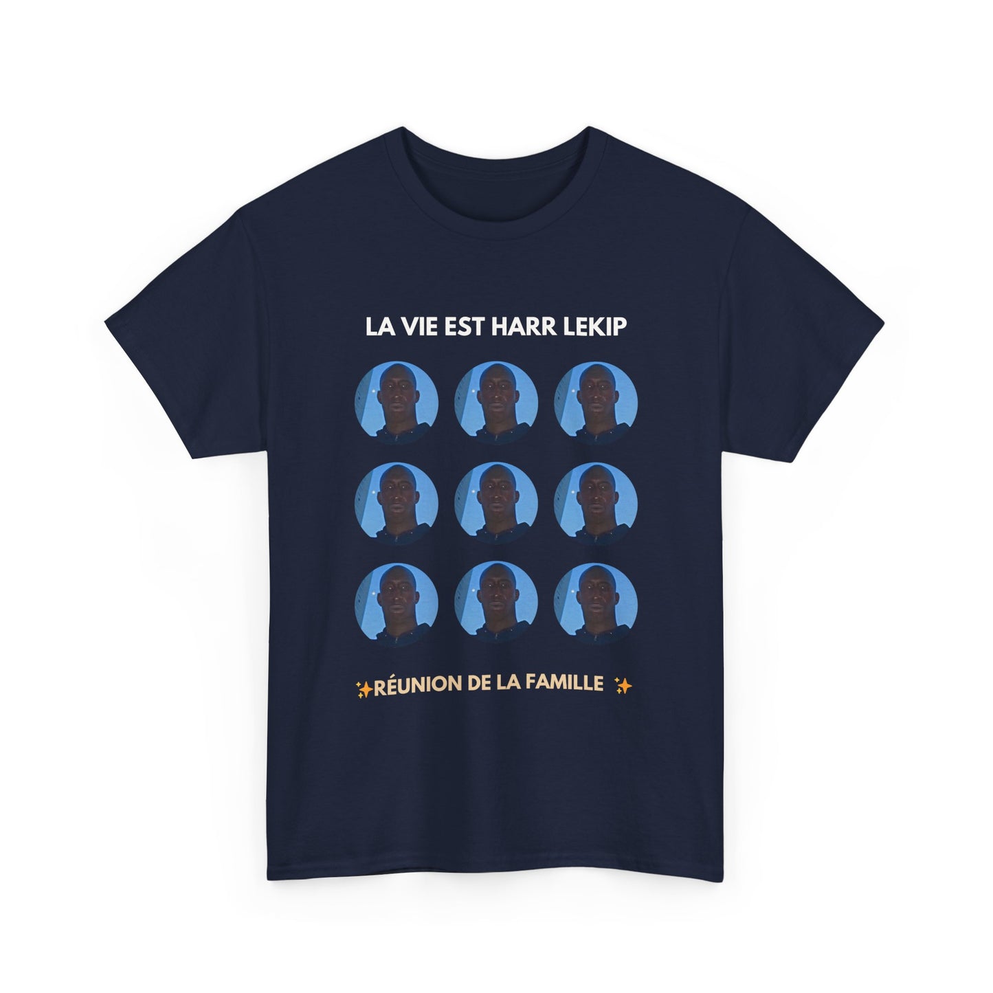 T-shirt humoristique unisexe en coton épais -Trend c'est harr lekip