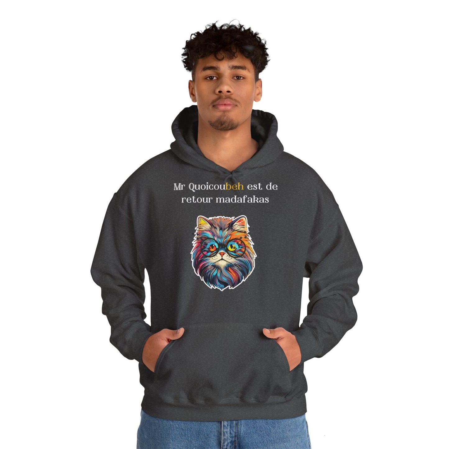 Hoodie unisexe drôle - Sweat-shirt graphique Quoicoubeh  Madafakas