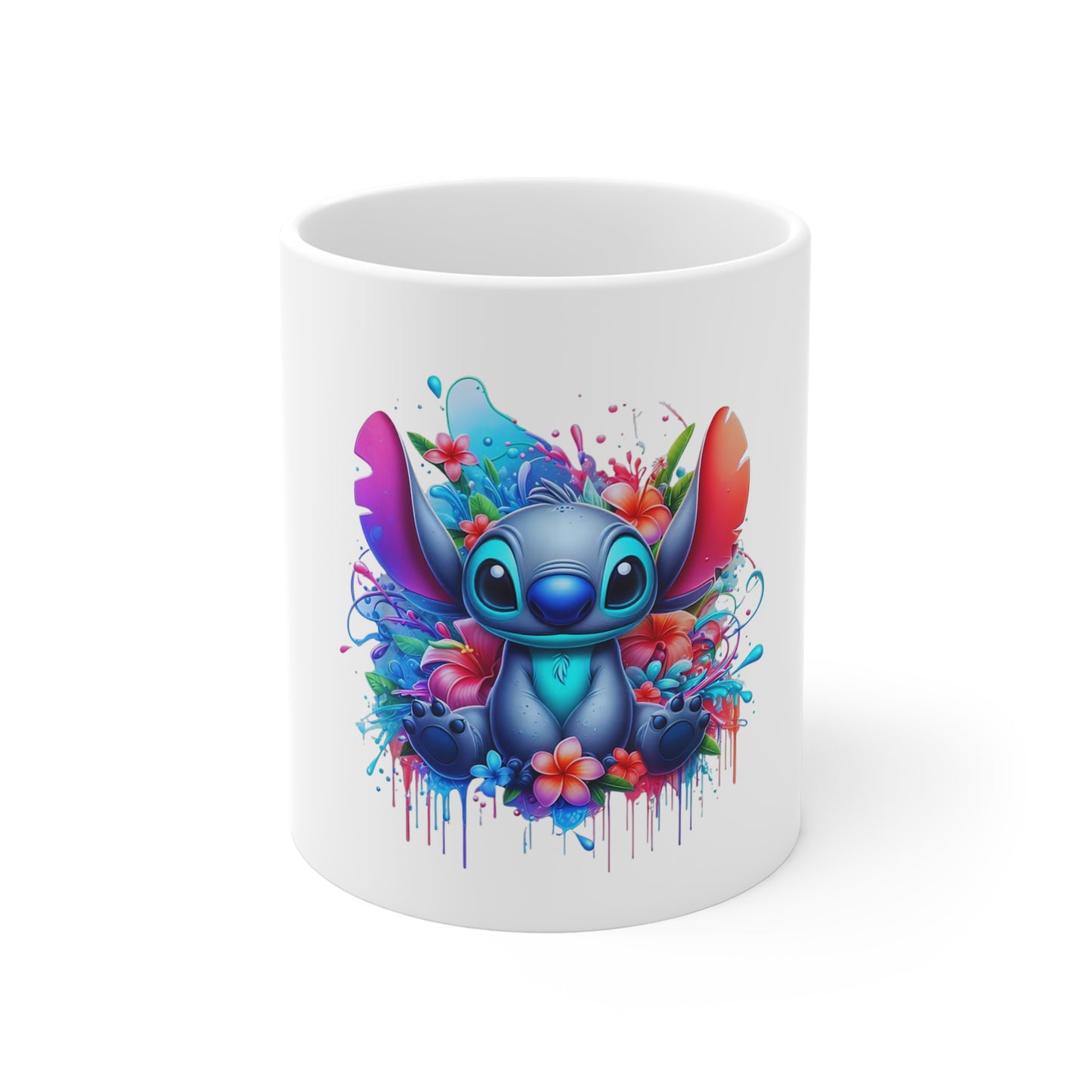 Tasse blanche de 325 ml  – Stitch