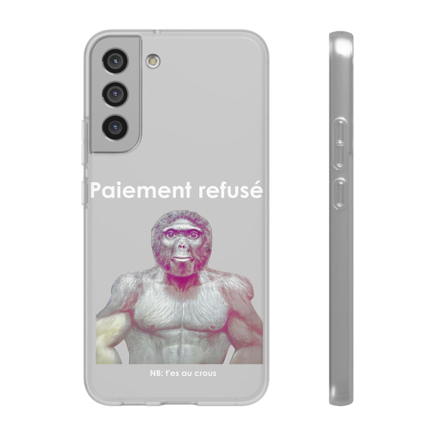 Coque flexible Paiement refusé