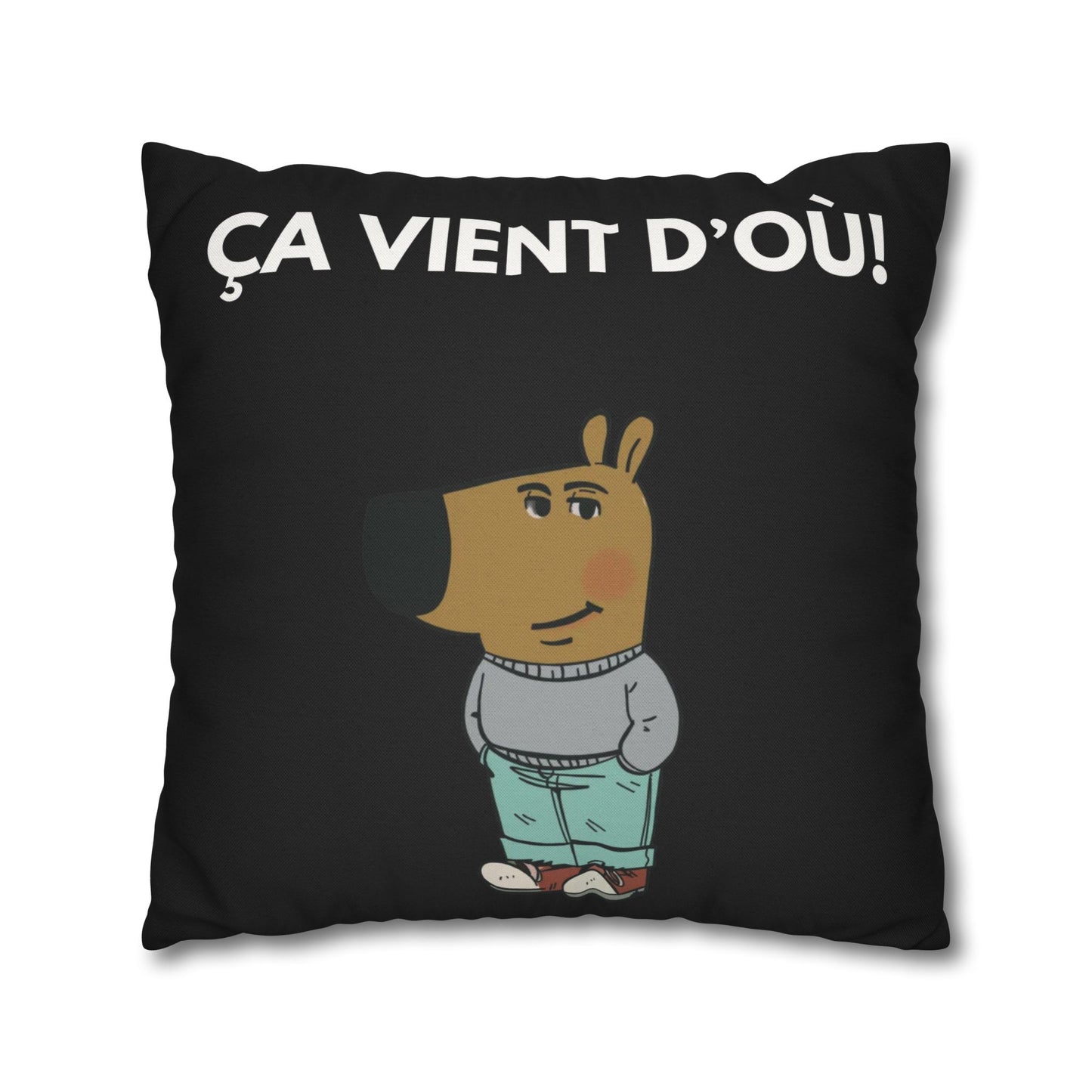 Taie d’oreiller Amusante – Décoration Humoristique pour la Maison Chill Guy