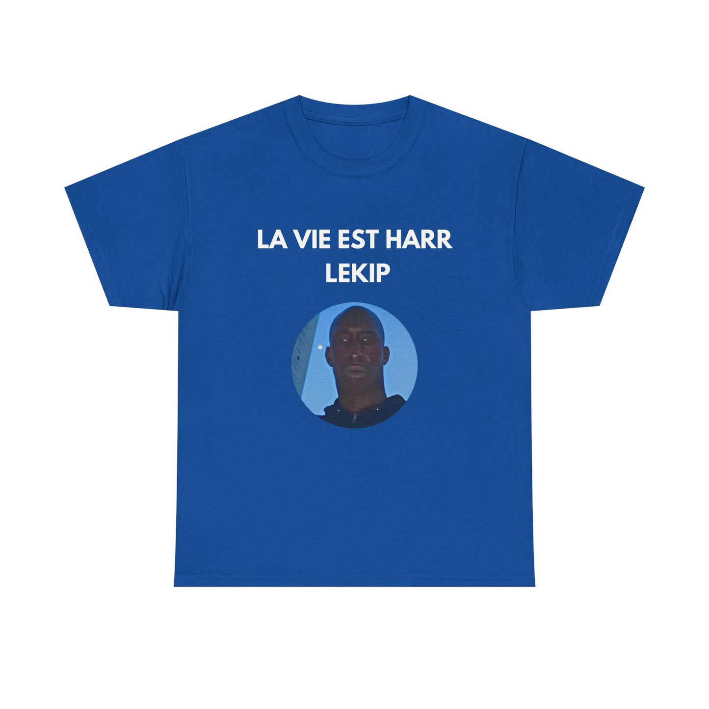 T-shirt humoristique unisexe en coton épais -Trend c'est harr lekip