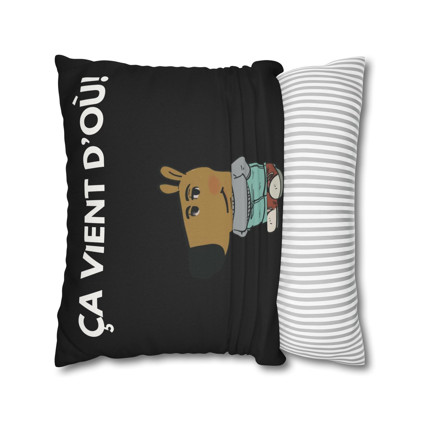 Taie d’oreiller Amusante – Décoration Humoristique pour la Maison Chill Guy