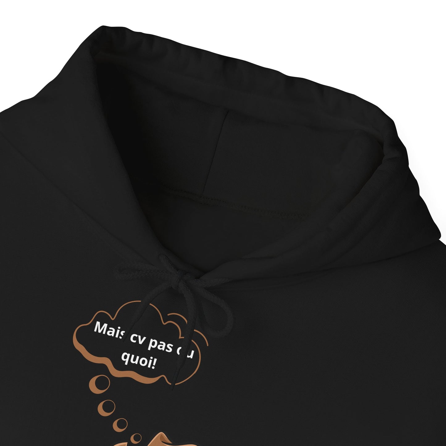 Hoodie unisexe drôle - Sweat-shirt graphique Binobile Mais cv pas ou quoi