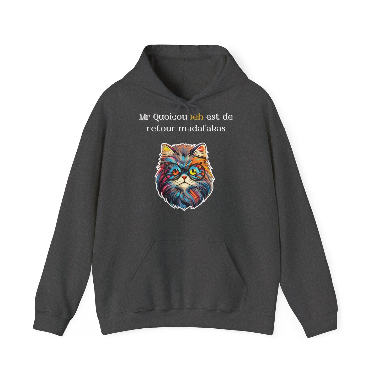 Hoodie unisexe drôle - Sweat-shirt graphique Quoicoubeh  Madafakas