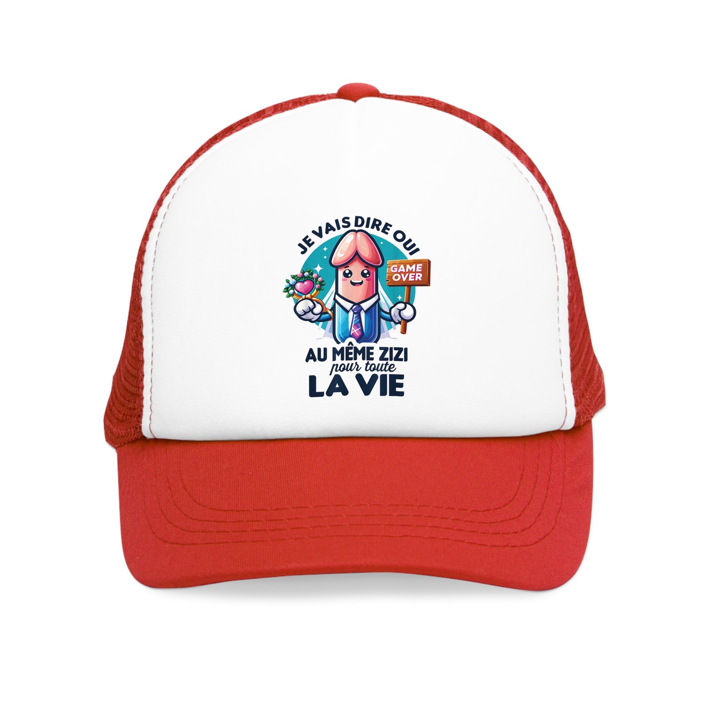 Casquette en maille Unique – Chapeau amusant et original Je vais dire oui au même zizi pour toute la vie