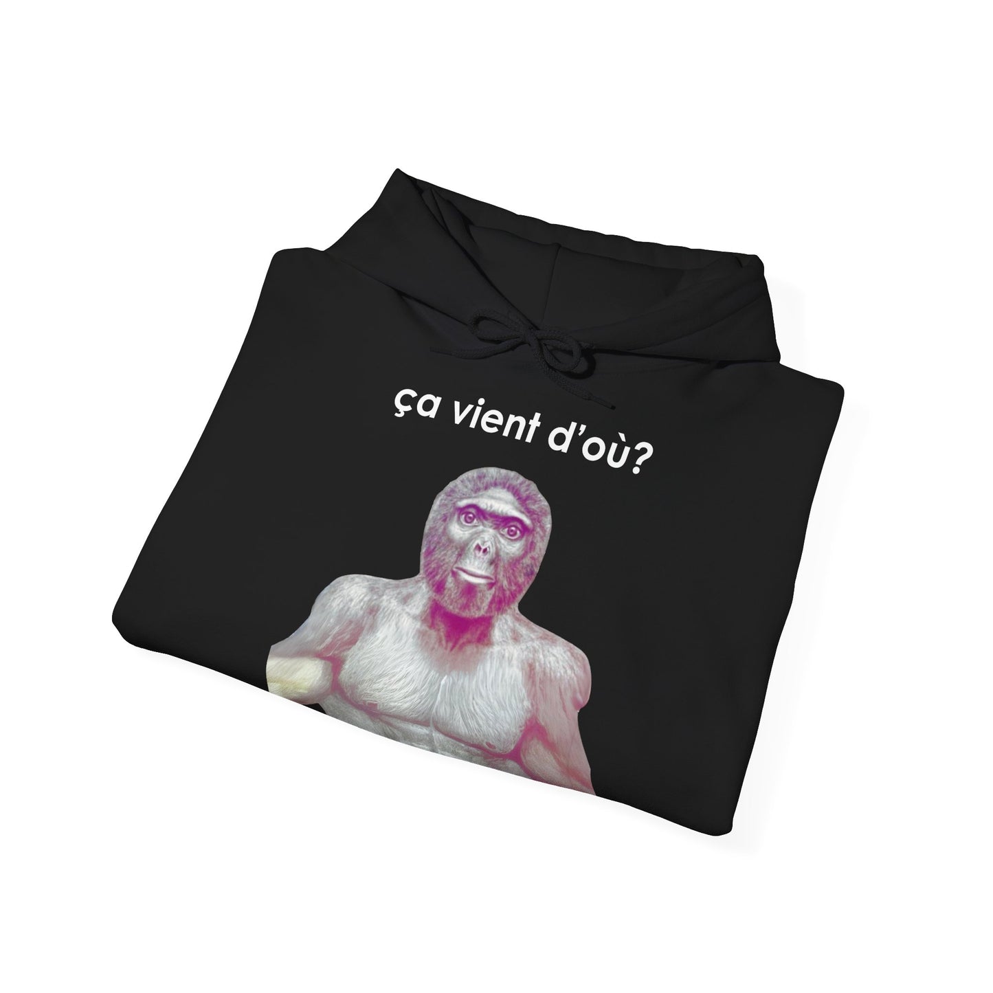 Hoodie unisexe drôle - Sweat-shirt graphique ça vient d'où