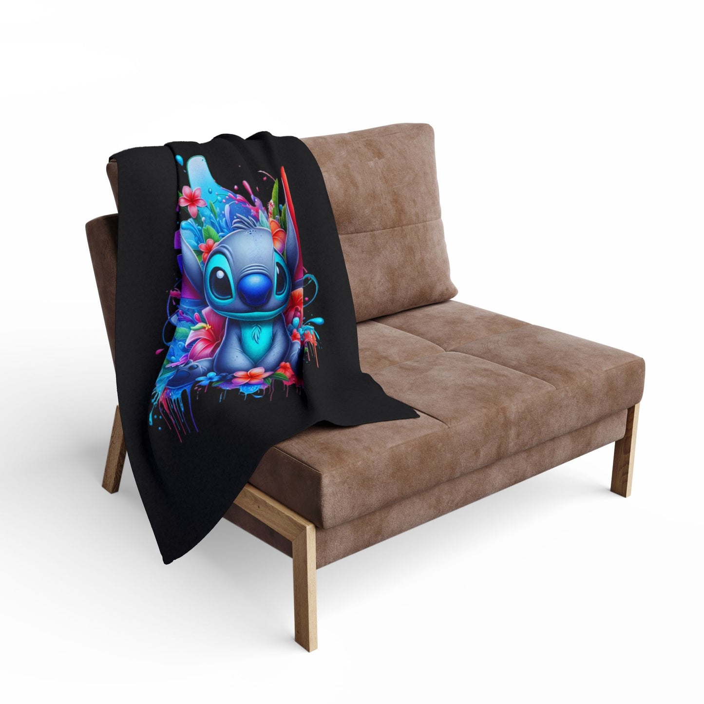 Plaid en polaire arctique Stitch