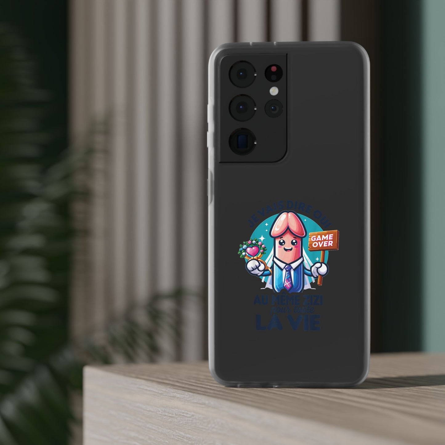 Coque flexible Je vais dire oui au même zizi pour toute la vie