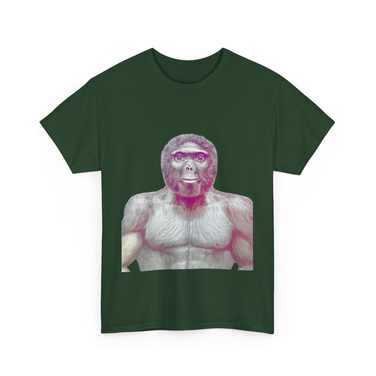 T-shirt humoristique unisexe en coton épais - Allo Salam Trend le singe