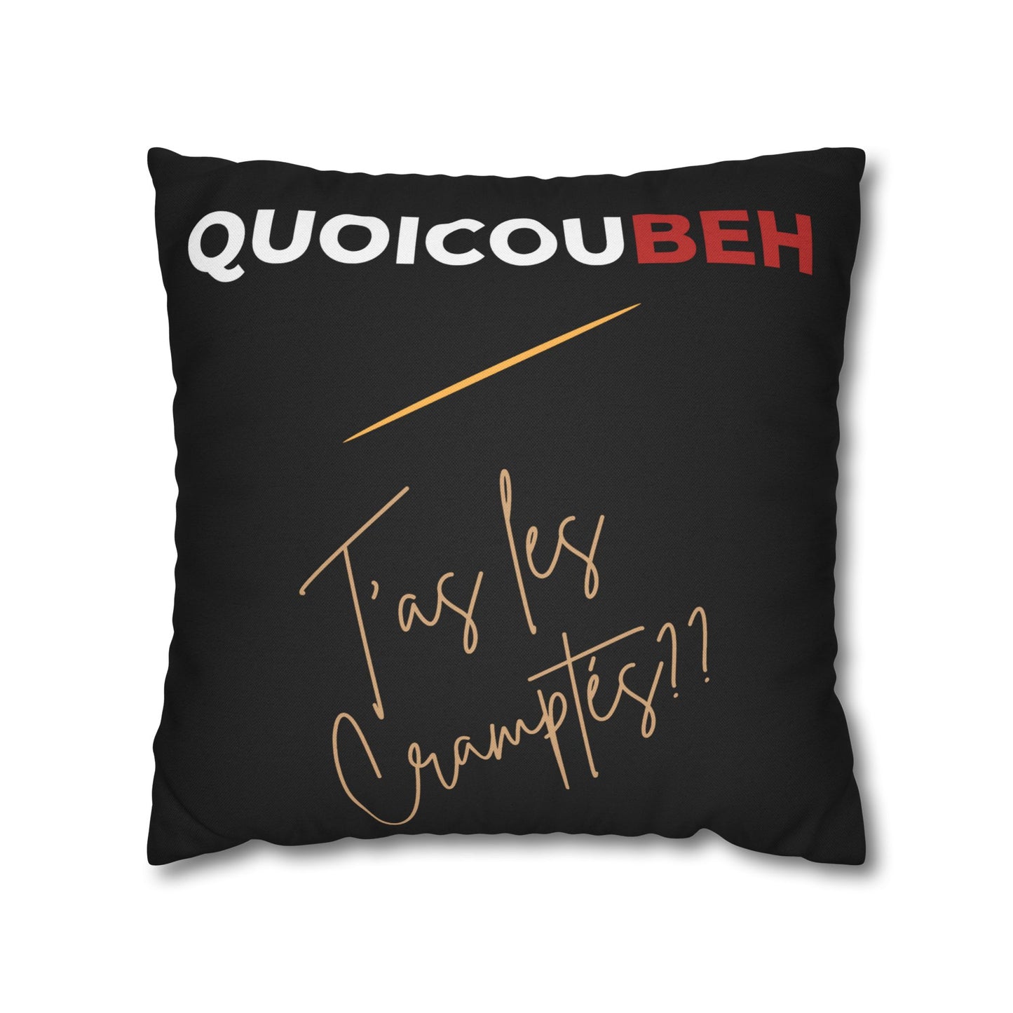 Taie d’oreiller Amusante – Décoration Humoristique pour la Maison Quoicoubeh