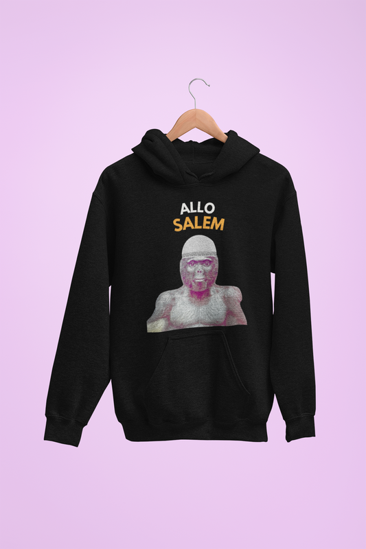 Hoodie unisexe drôle - Sweat-shirt graphique Allo Salam