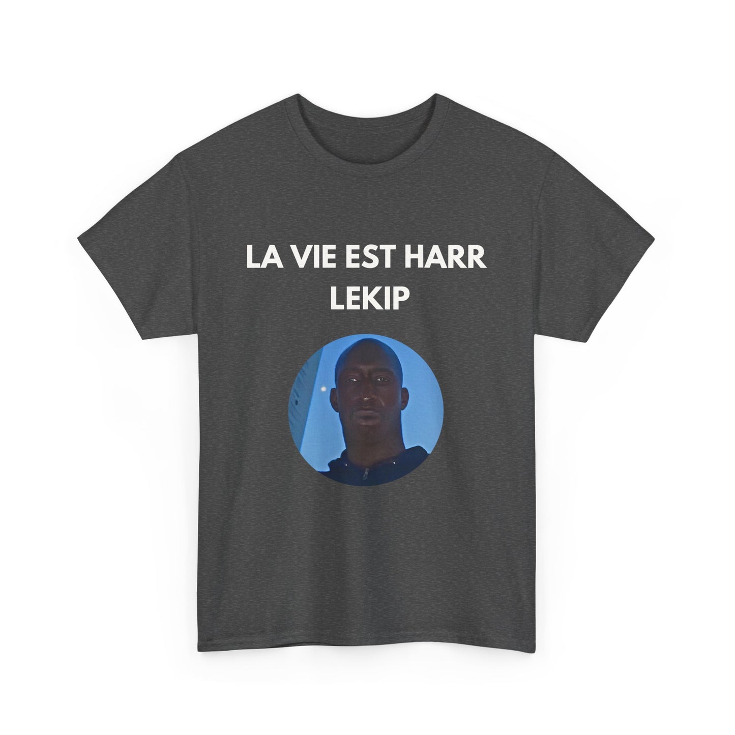 T-shirt humoristique unisexe en coton épais -Trend c'est harr lekip