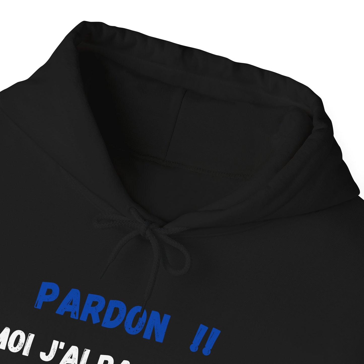 Hoodie unisexe drôle - Sweat-shirt graphique J'ai pas d'amis monsieur Bourdin