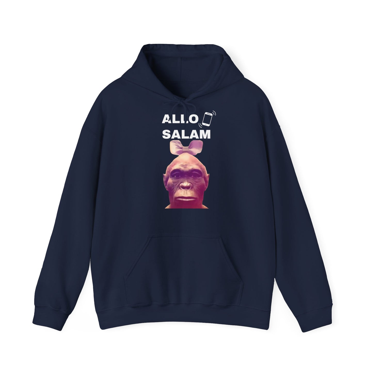 Hoodie unisexe drôle - Sweat-shirt graphique Allo Salam