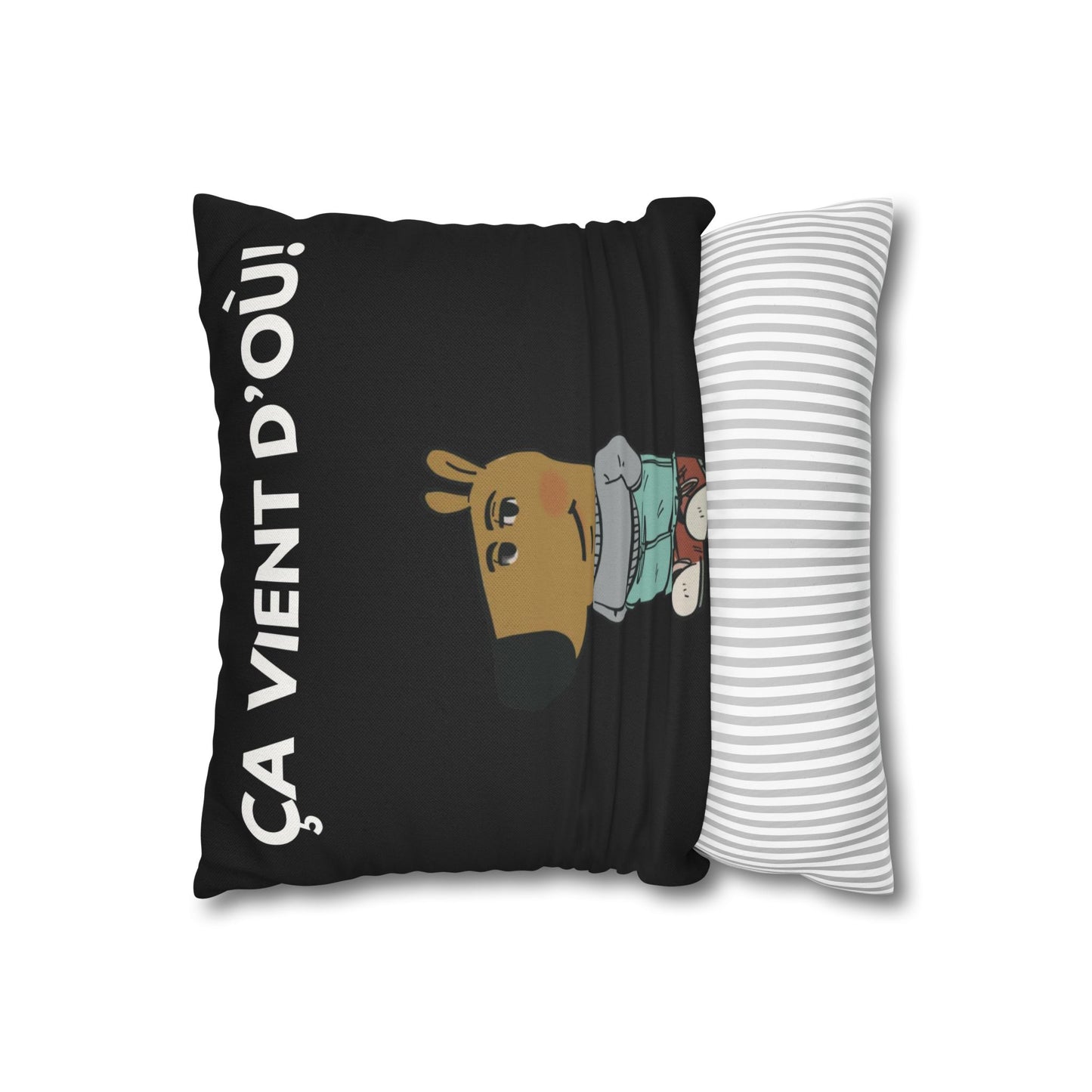 Taie d’oreiller Amusante – Décoration Humoristique pour la Maison Chill Guy